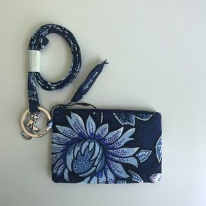 Vera Bradley Tropics Tapestry Zip ID & Lanyard Set